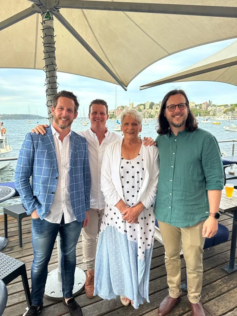 Sue Fleer with family